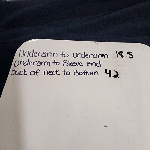 NEW Tommy Hilfiger Women's Scuba Fit and Flare Midi Dress Navy Blue Size 12 $119 - Picture 11 of 12